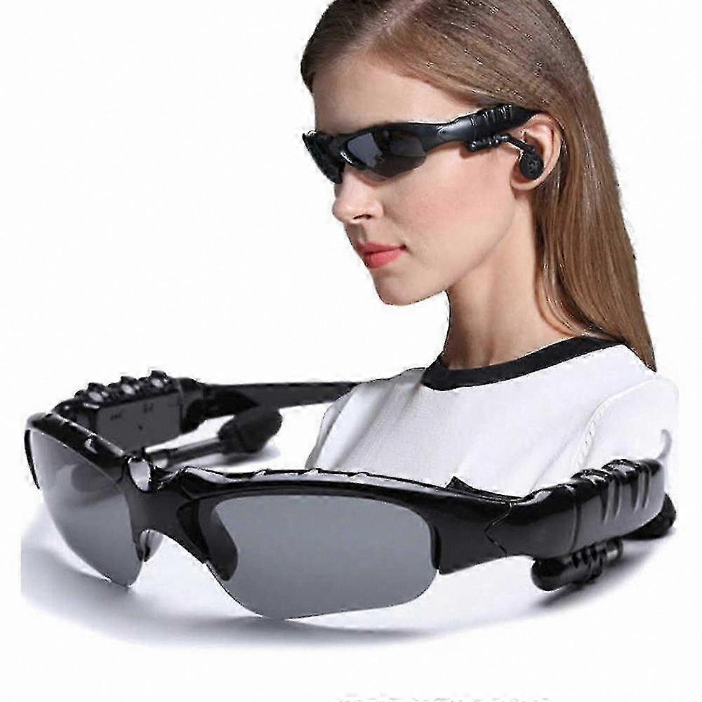 Polarized Bluetooth Sunglasses with Built-in Microphone for Outdoor Activities