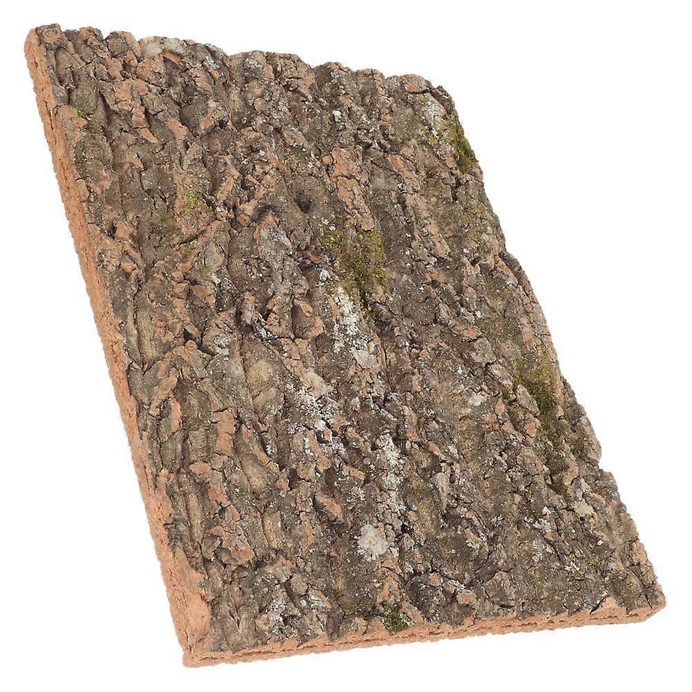 Reptile Bark Decor Cork Terrarium Background for 5Pcs Reptile Supply
