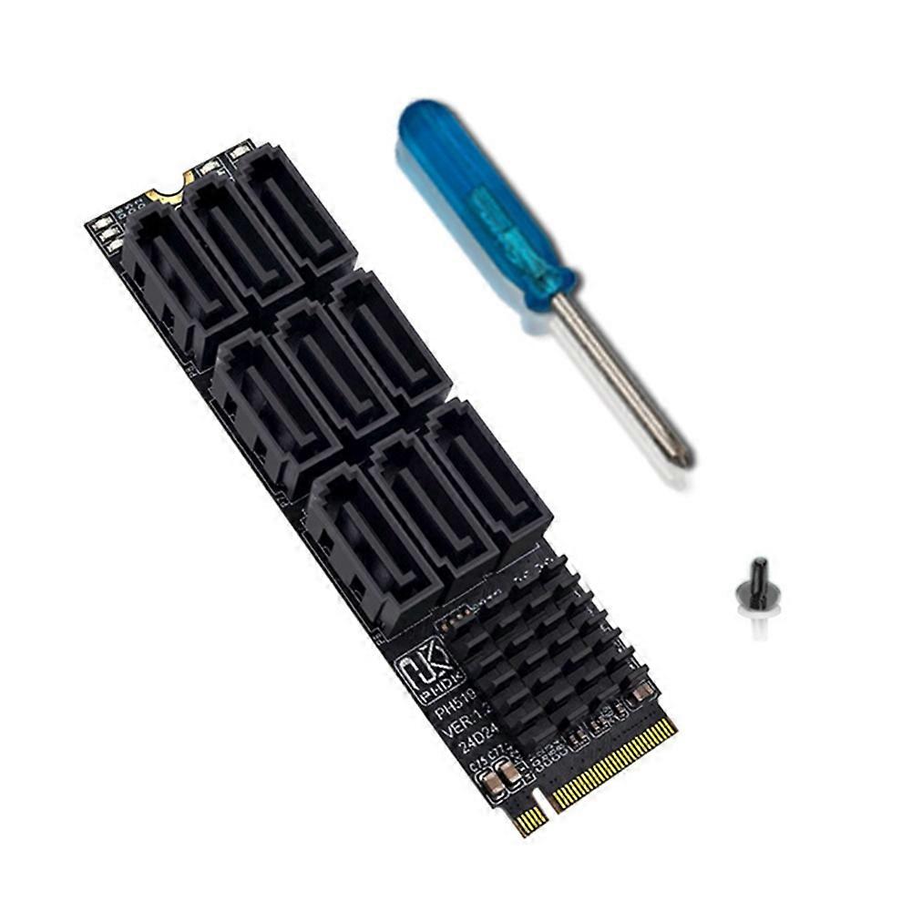 PHDK M.2 Nvme to SATA 3.0 Adapter Card SATA3.0 Expansion Converter for PC and Laptop Ideal for Upgrading System Storage