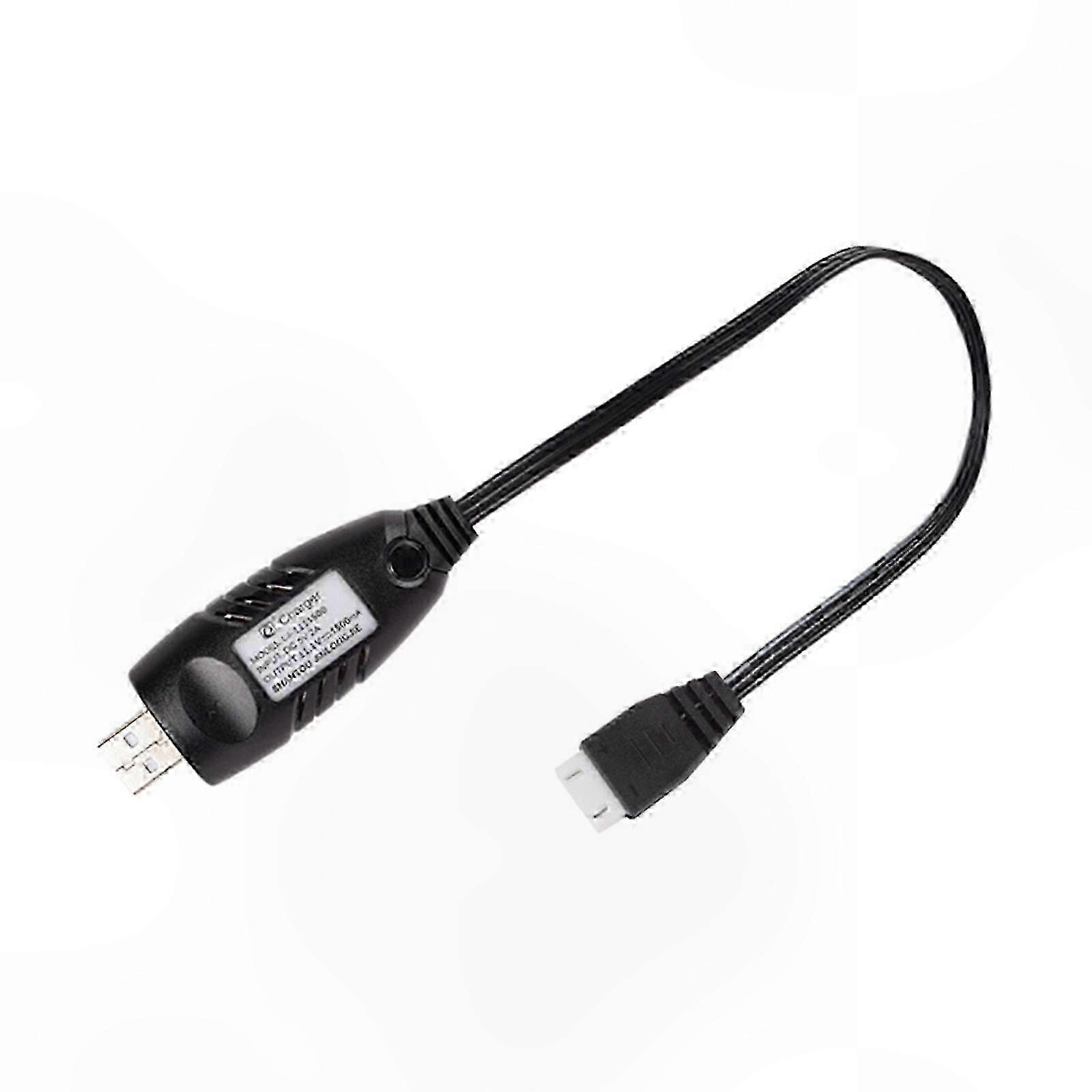 11.1V Lithium Battery Charger with USB and 4-Pin Connector for RC Devices