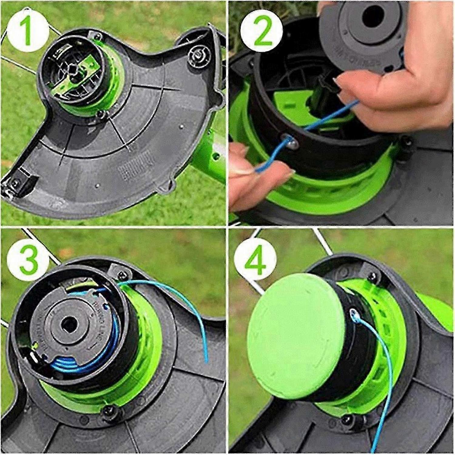 3Pack String Trimmer Spool Line 29252 29092 for Greenworks 20V 24V