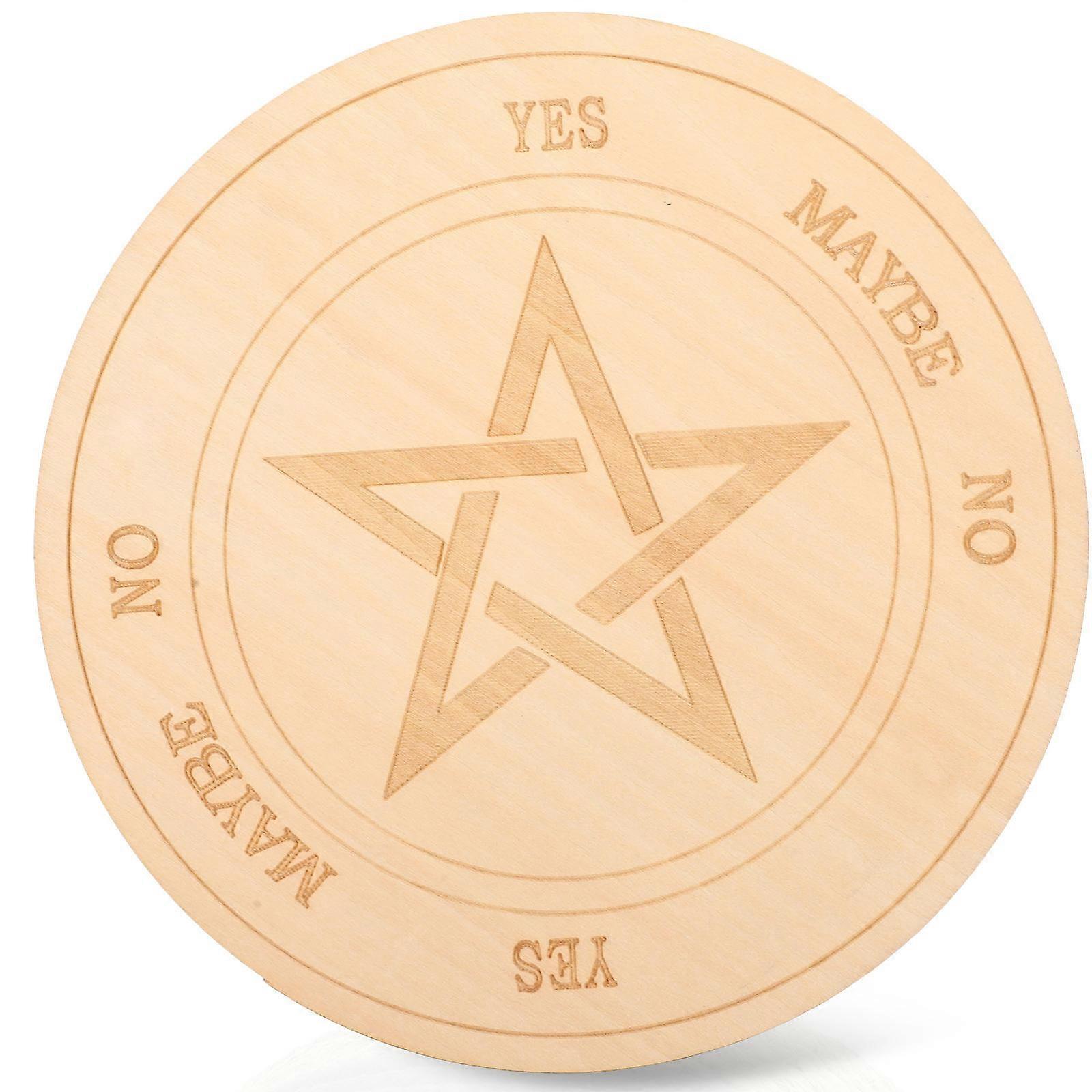 Universal Symbol Form Information Board Wood Ornament for 1 Piece