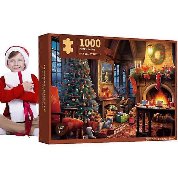 Christmas Countdown Calendar Jigsaw Puzzle 1000 Pieces for Adults and Children