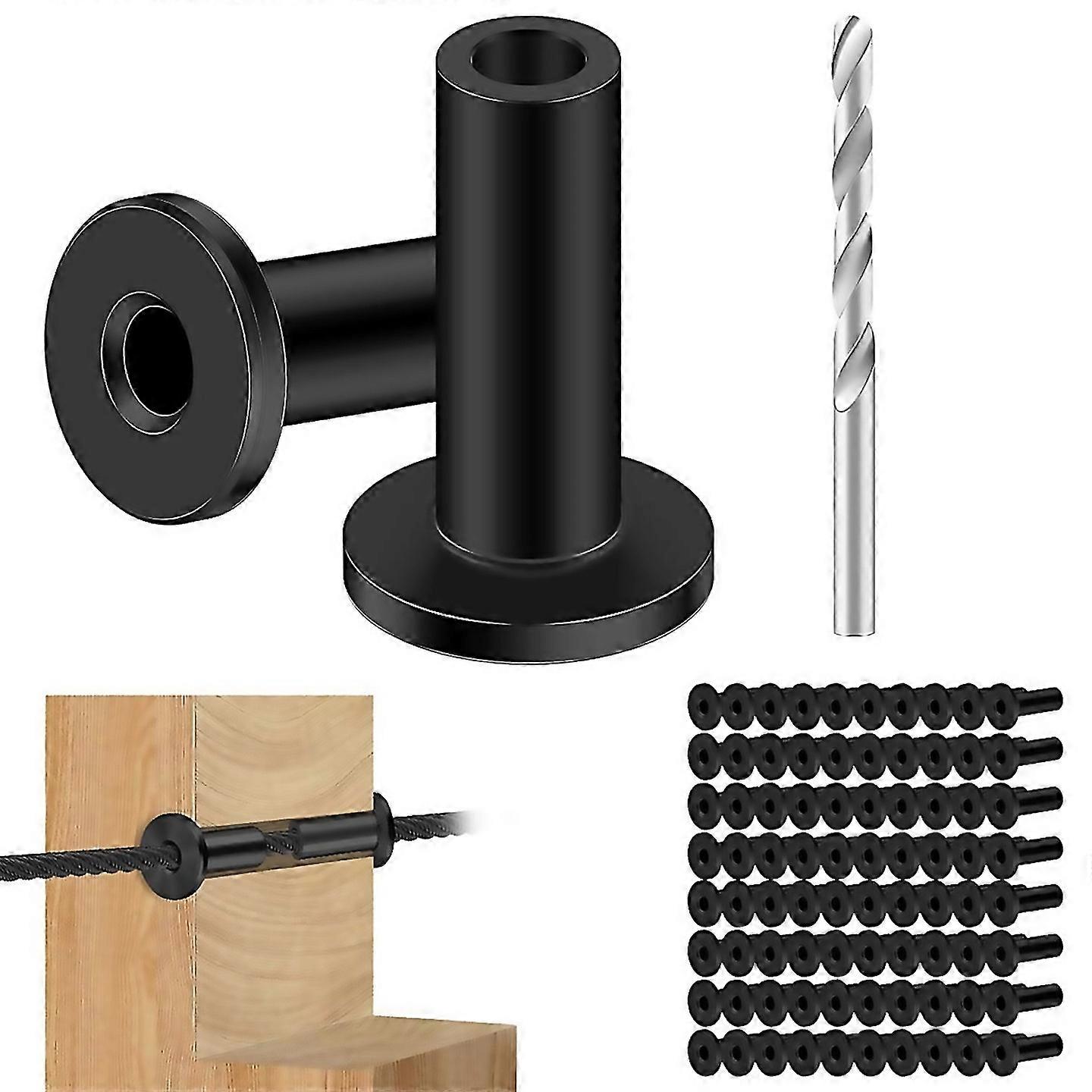 For 80pcs Stainless Steel Protector Sleeves