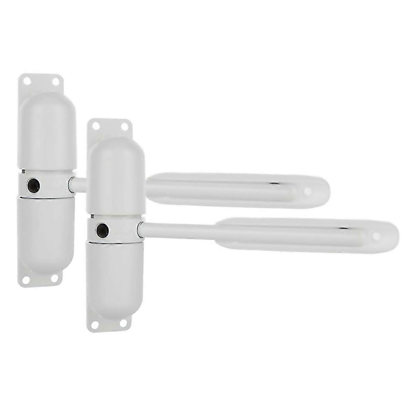 For 2pcs Automatic Spring Door Closer Adjustable Close Door Hinge