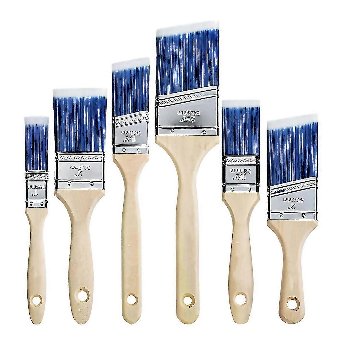 For 6 Pack Paint Brushes For Walls Stain Brush Paint Brush