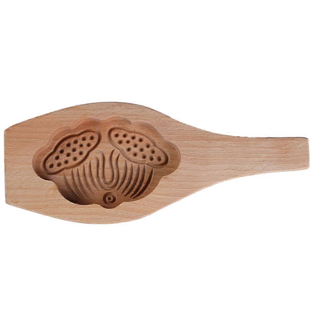 Wood Moon Cake Mold Mould Molds Tools DIY Kitchen Baking Self-assembly