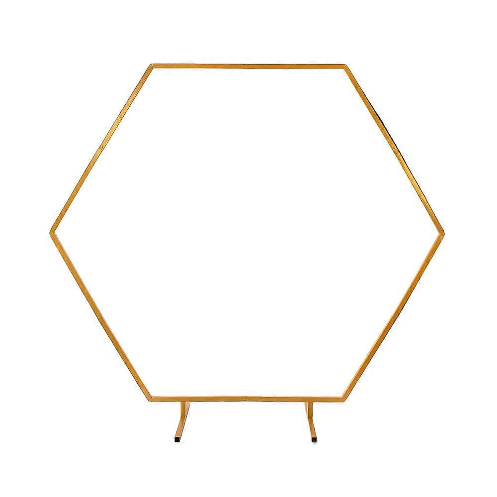 2M Wedding Hex Arch Backdrop Flower Display Stand Frame Background Venue Decorations