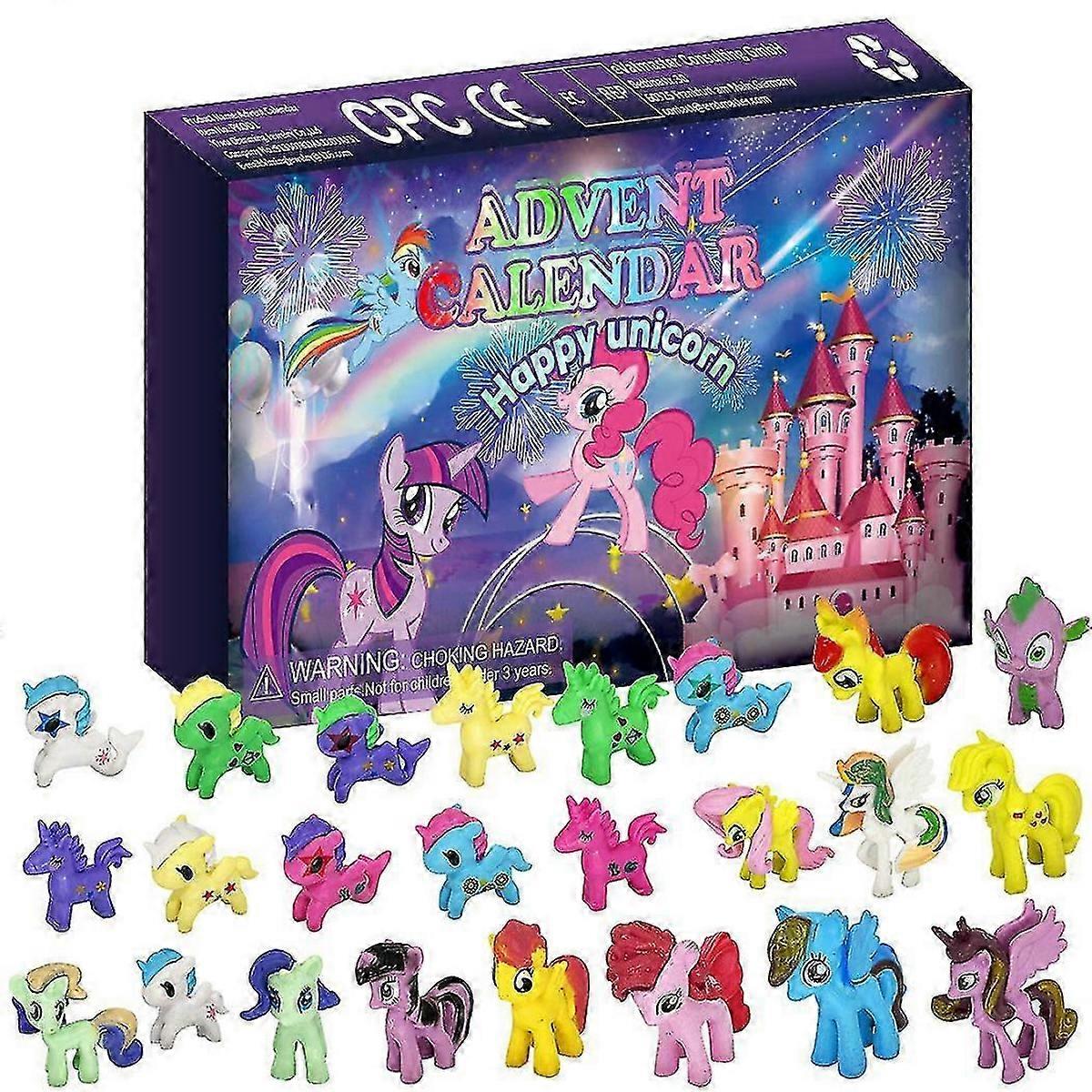 24 Days Of Unicorn Advent Calendar 2025 Χριστουγεννιάτικα παιχνίδια Έκπληξη για νήπια Χριστουγεννιάτικο δώρο αντίστροφης μέτρησης για παιδιά Πρωτοχρονιάτικη έκπληξη