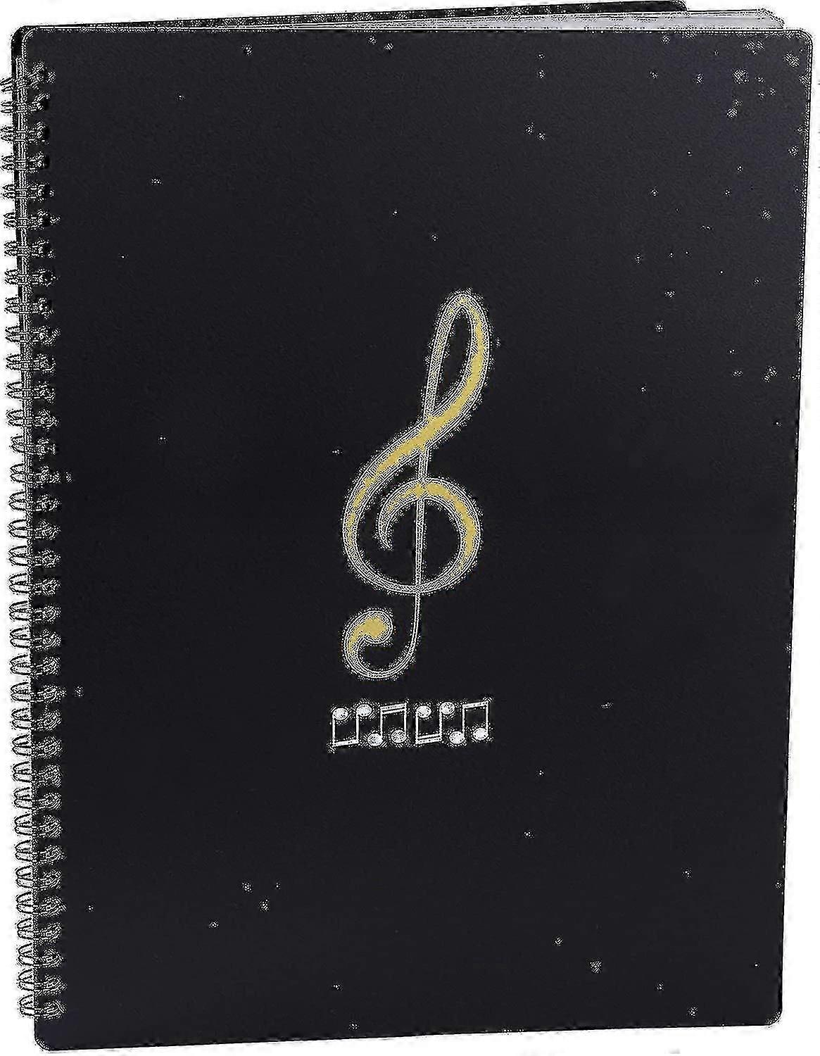 Music Folder For Sheet Music While Playing A4 Size Paper Documents Holder Storage 30 Pockets Clef