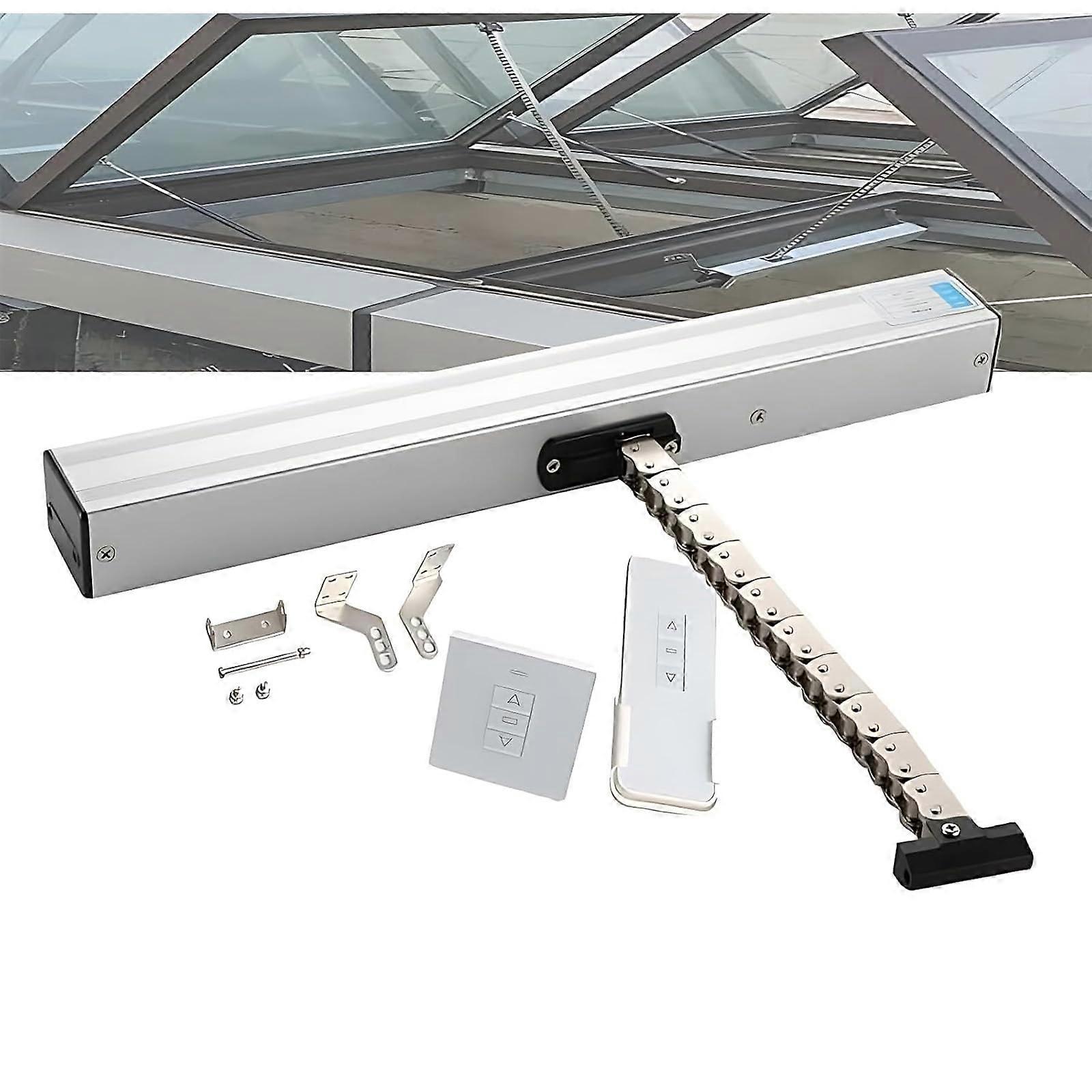 Automatic Chain Window Opener 24V Electric Actuator, Casement Skylights Roof Vent, Adjustable Stroke 700mm