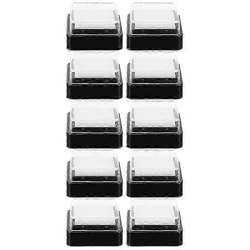 10pcs Blank Ink Pads Empty Ink Pad No Ink DIY Ink Stamp Pad for Ink Refill 2025