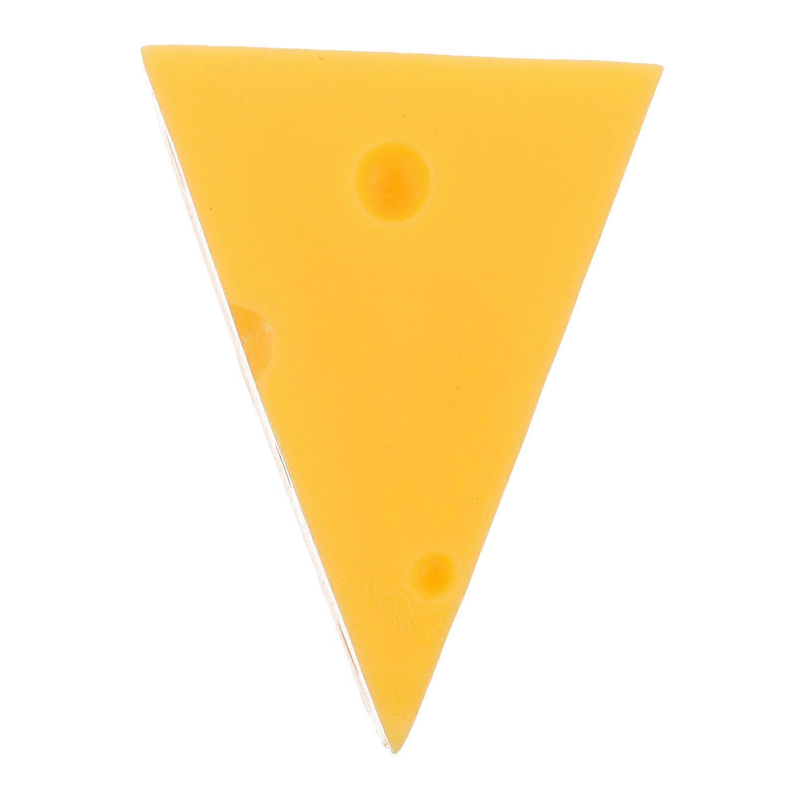 Simulation Cheese Model for Decor 5Pcs Resin Fake Cheese Photo Props