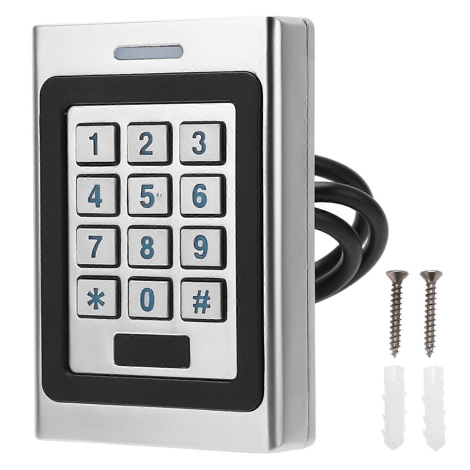 Feature:
1. 2 Open Ways: This access control keypad can be opened by 2 ways, card swiping and passwo