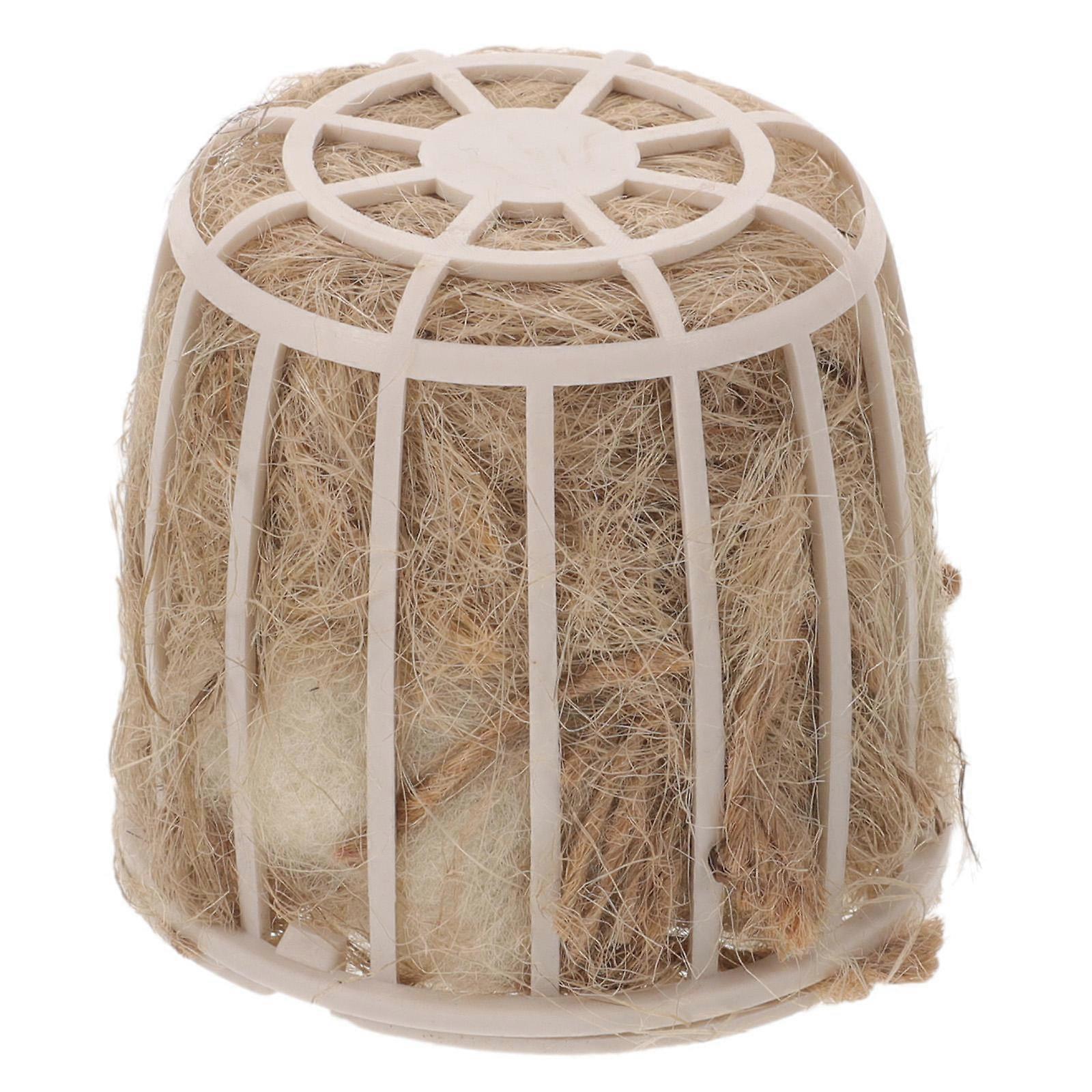 Bird Breeding Nest Plastic Bowl for Storage with Assorted Color 2Pcs