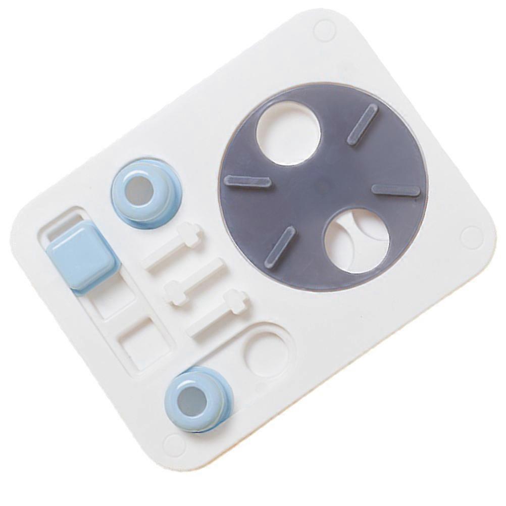 Dog Training Slow Feeder Bowl For Pets Indoor Use Instrument Panel Shape 3Pcs Functional Tool