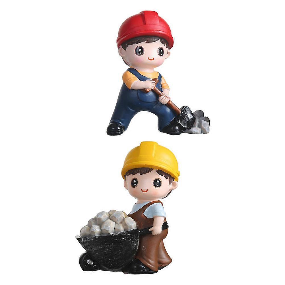 Decorative Boy Cake Adornment for Birthday Cake Use 6Pcs Set