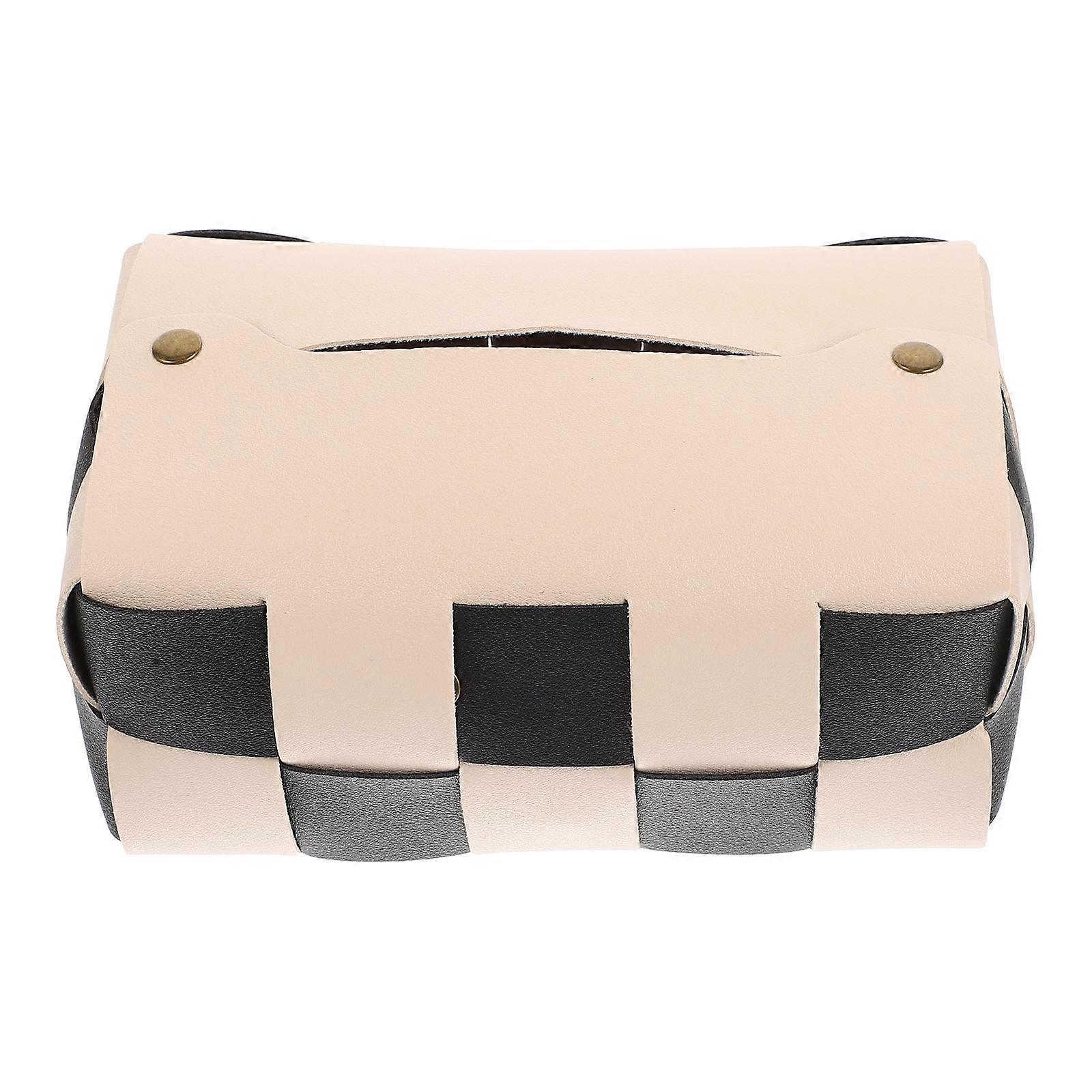 Tissue Box for Storage Use White Premium Pumping Paper Holder