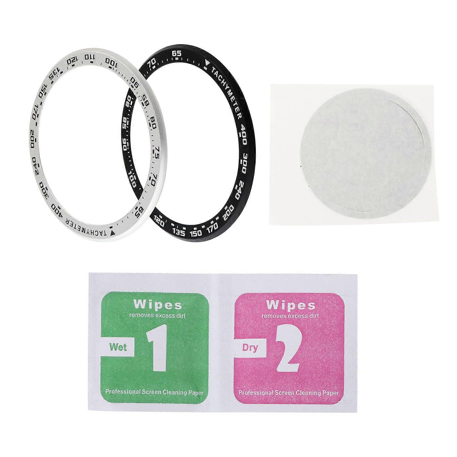 Watch Case Cover Metal Bezel Ring for Watch Protector 6Pcs Compatible for Gtr