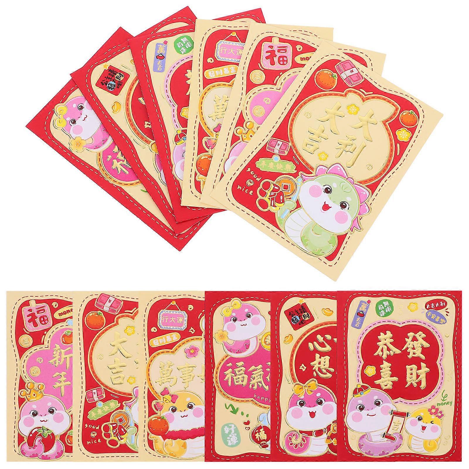 Chinese Red Envelopes Paper for Packing Use 180Pcs Red Packets for New Year