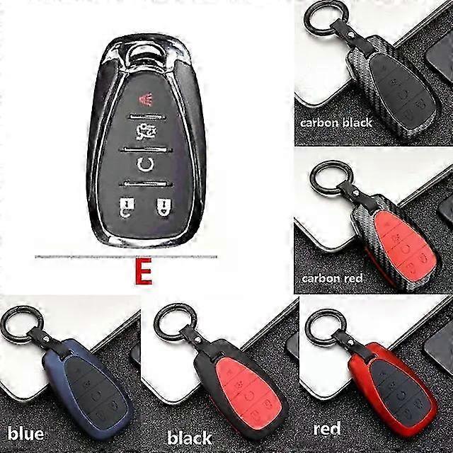 ABS Carbon fiber Car Remote Smart Key Case Cover For chevrolet cruze spark camaro Volt Bolt Trax Malibu Auto Key Shell Accessori MXP 2025