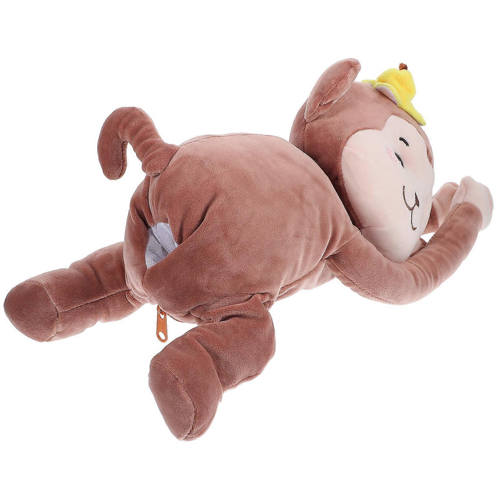 Plush Napkin Holder Car Tissue Dispenser for Home Use 4Pcs Set