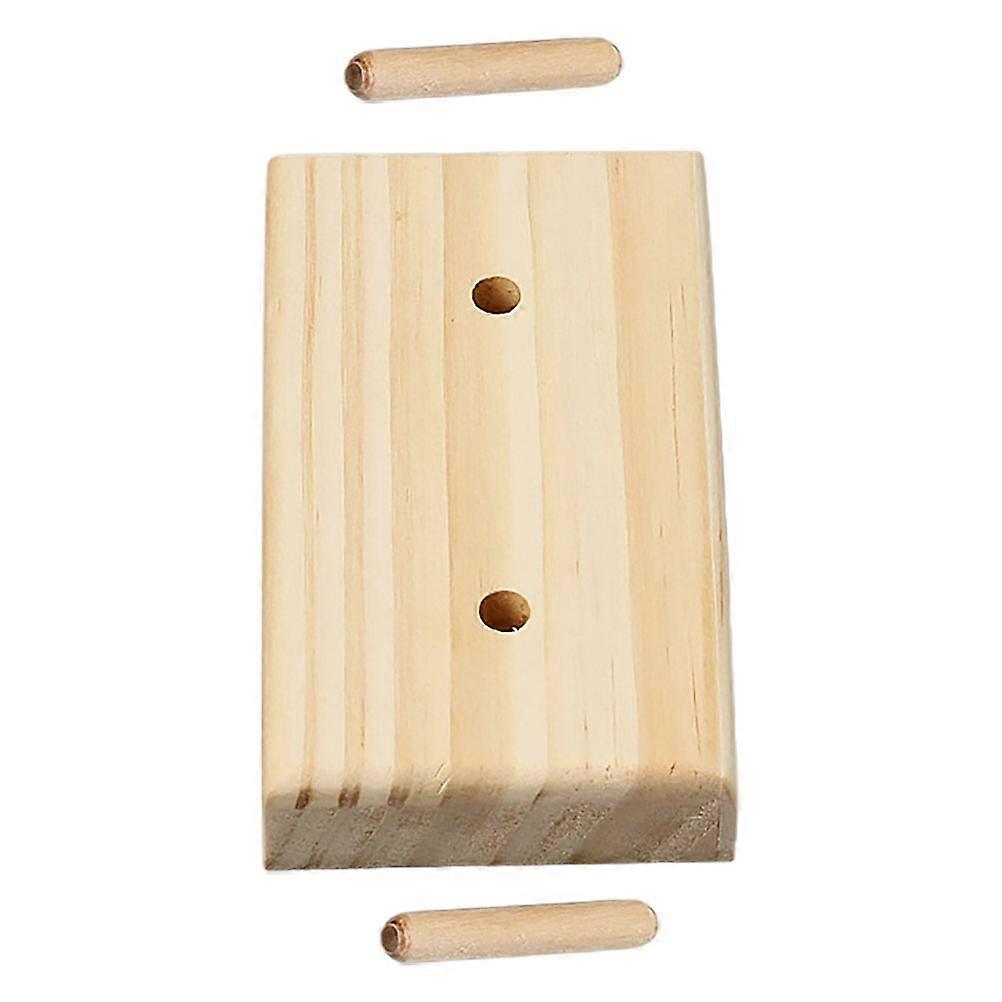 Thread Holder Wooden Yarn Rack for Sewing Spool 3Pcs Thread Organizer