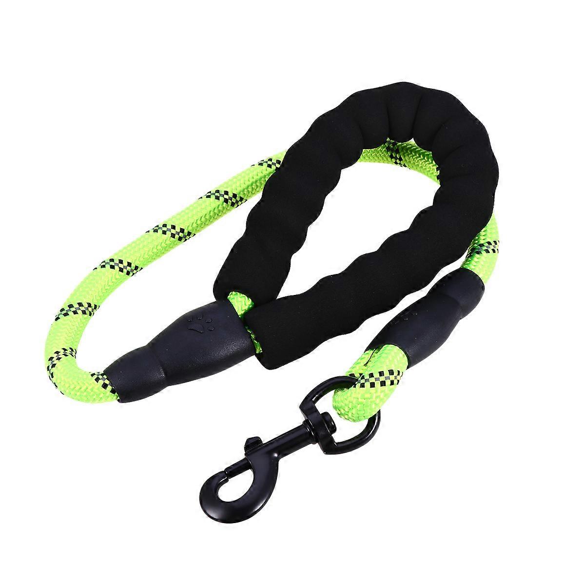Dog Leash Reflective Short Traction Rope 60cm Green Practical Use