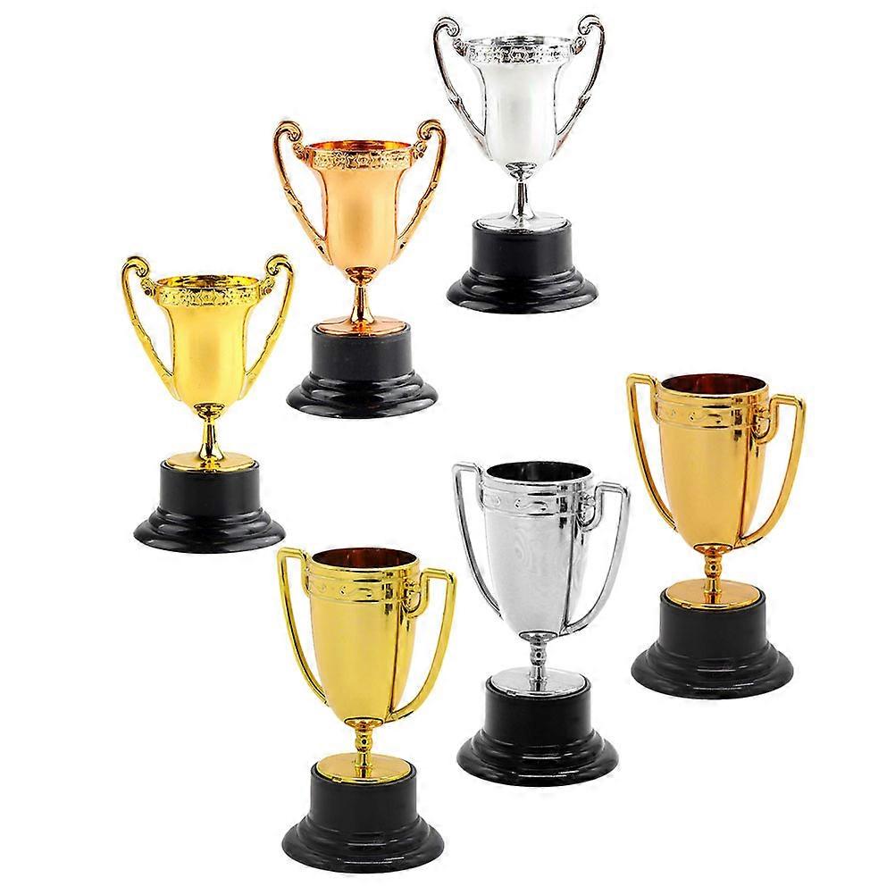 Children Plastic Trophy for Decoration Use 12Pcs Small Trophy Ornaments