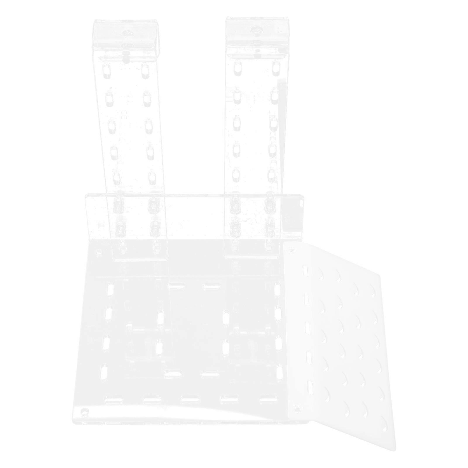 Basking Platform for Aquatic Turtles Acrylic Clear 2Pcs Hanging Fish Tank