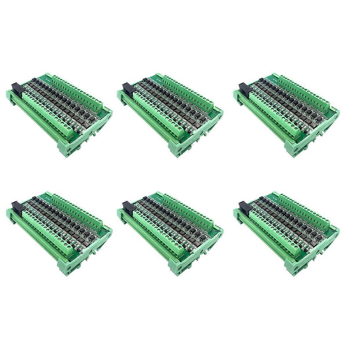 6X 16 Way PLC Amplifier Board Isolation Board Transistor Board Protection Board Input NPN/PNP Output