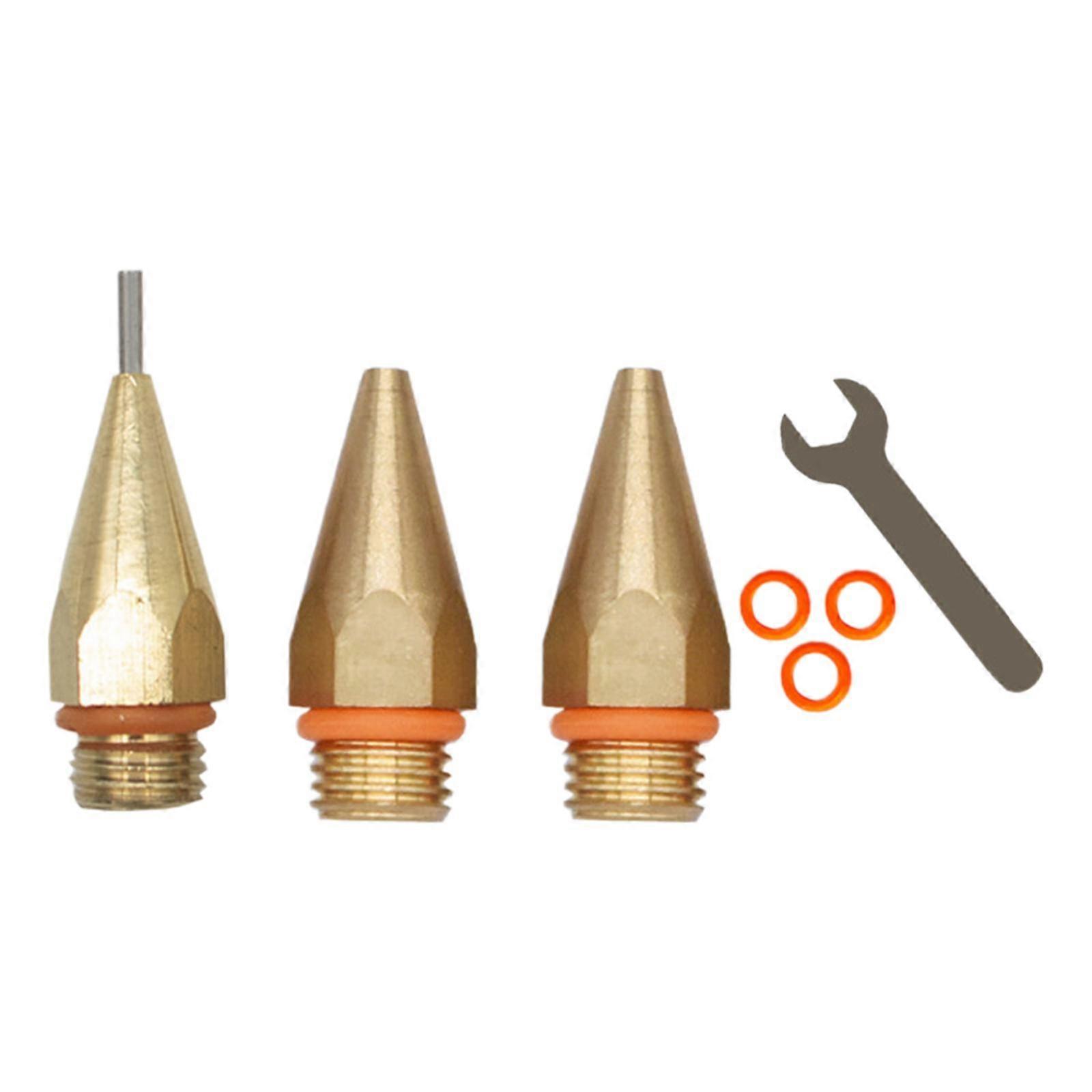 Nozzle for Hot Glue Tool Replaceable Accessories for 11mm Thread Power Tools 7pcs