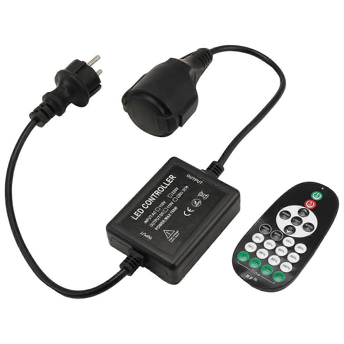 LED Dimmable Controller AC 220V Dimming 23Keys Remote Kit EU PLUG