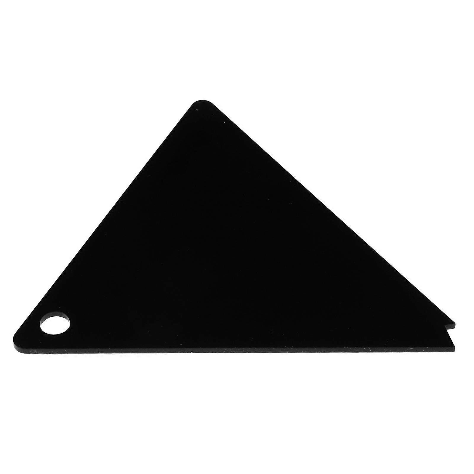 Acrylic Snowboard Wax Triangular Shape Snowboard Ski Gear Winter Cleaning 4Pcs
