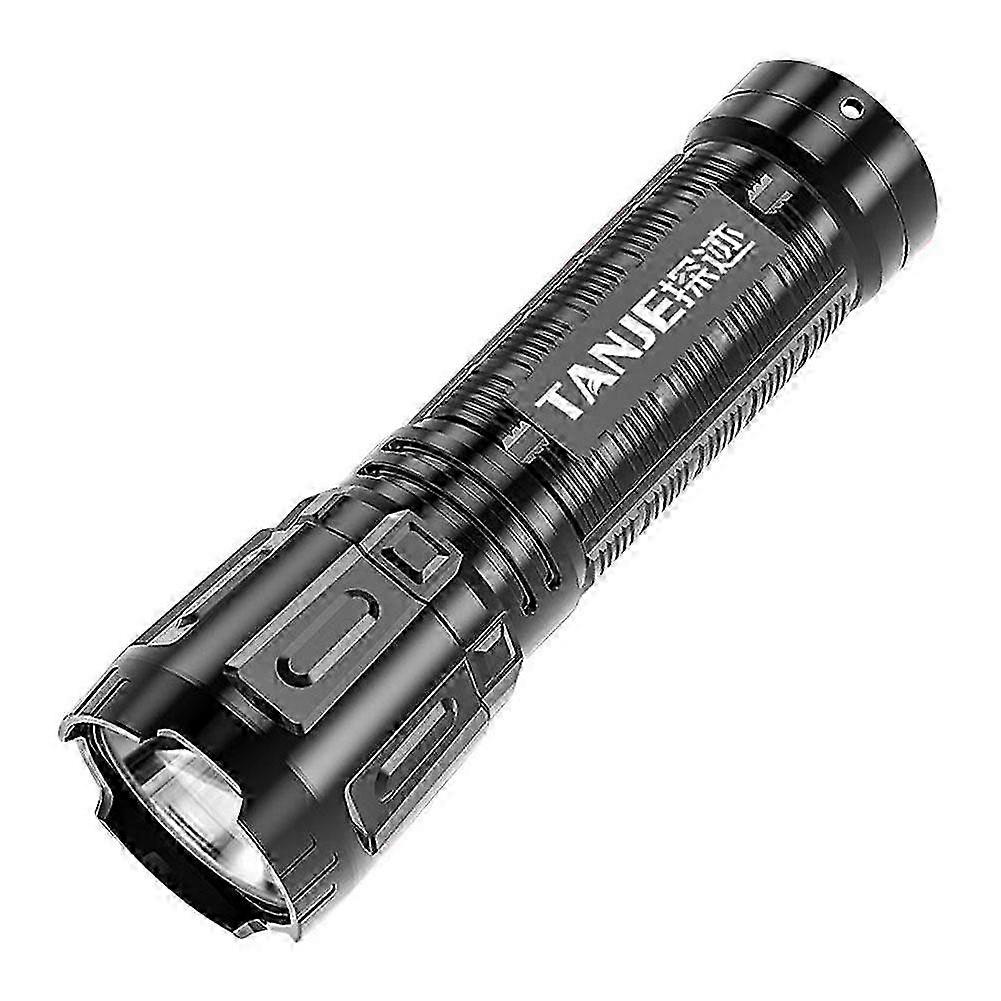 Strong Bright Mini Led Flashlight Usb Rechargeable Power A Function Bank 25-26