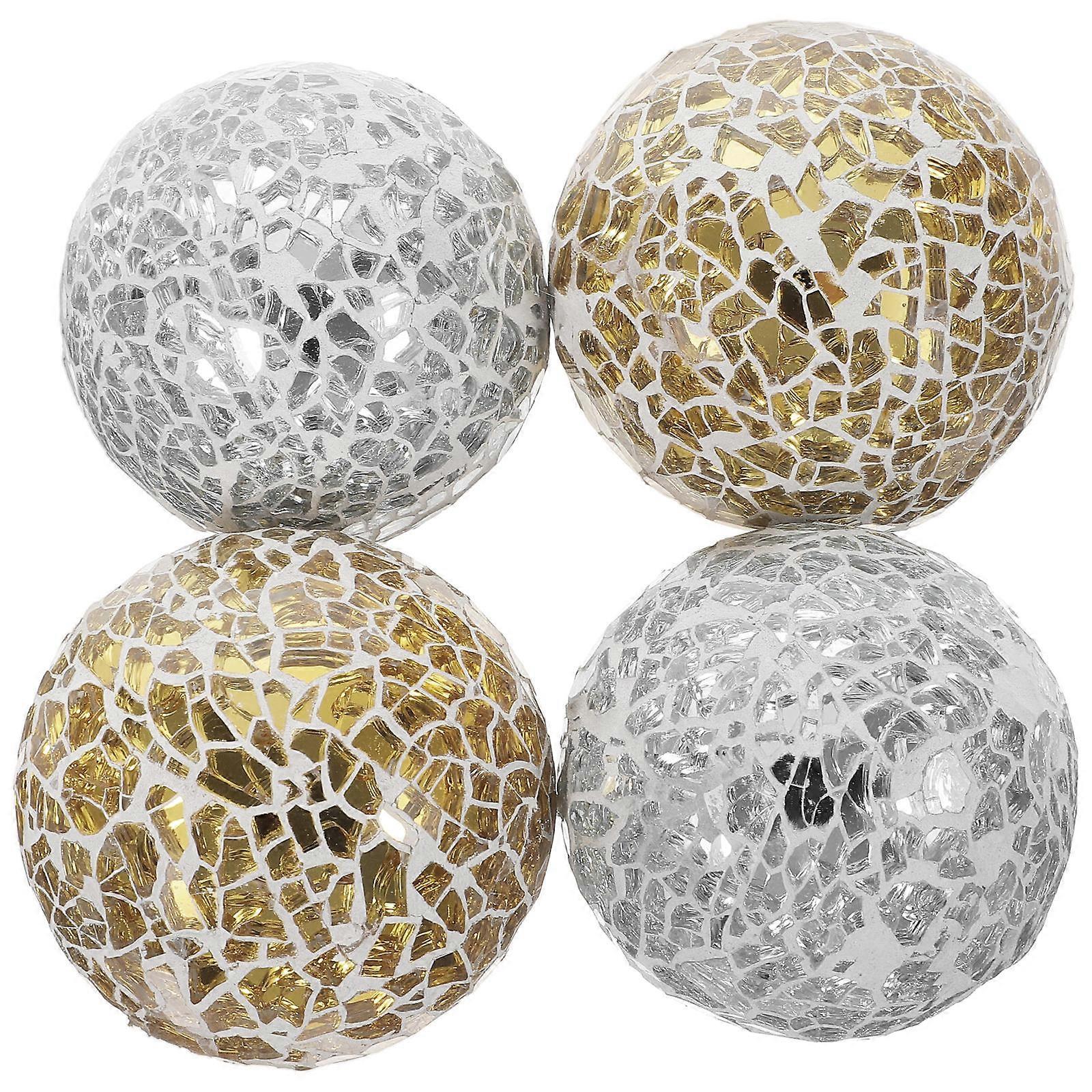 Assorted Sphere Ball Decorative Balls for Wedding Centerpiece 16Pcs