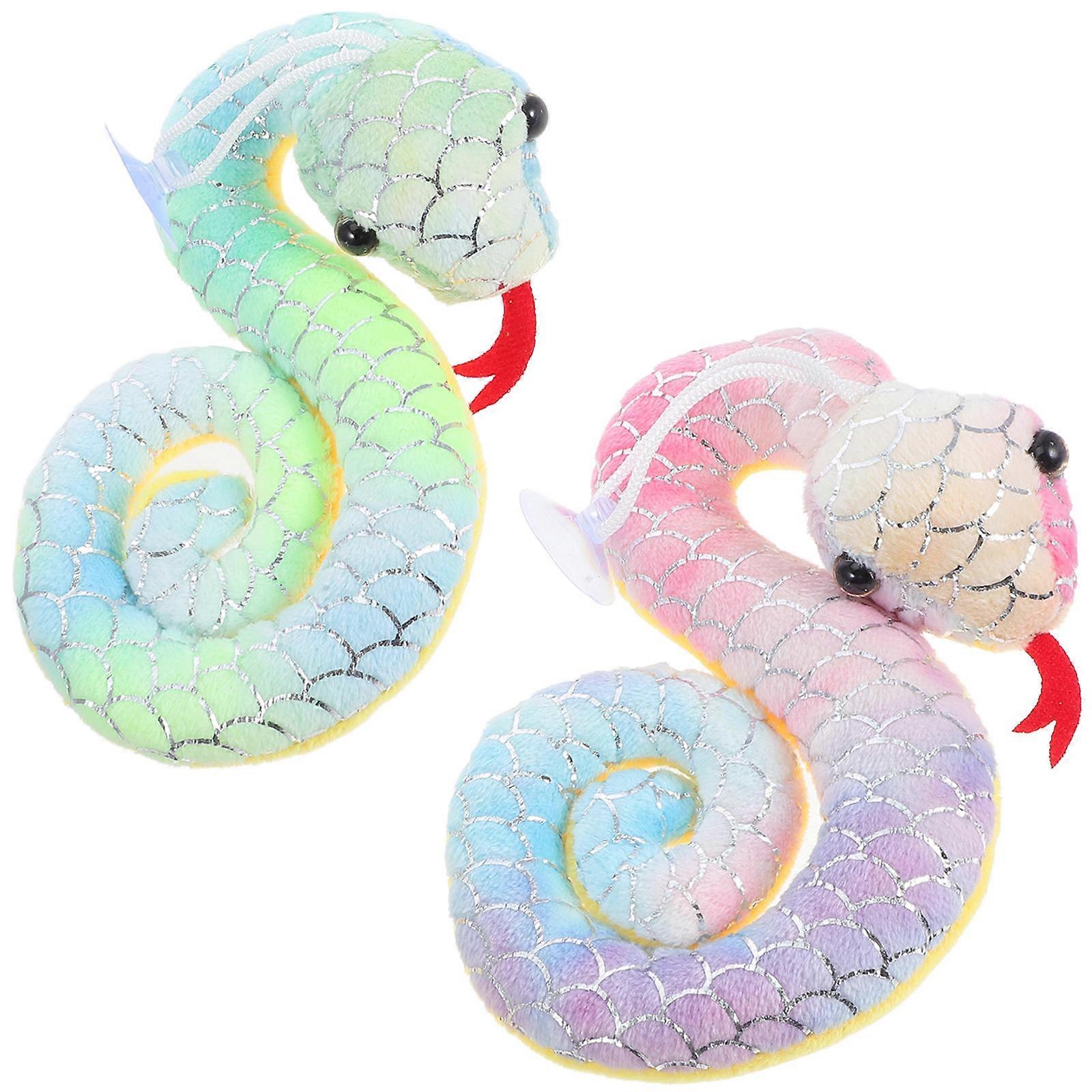 Snake Hanging Ornaments Plush Toys for Kids 6Pcs Soft Plush Set