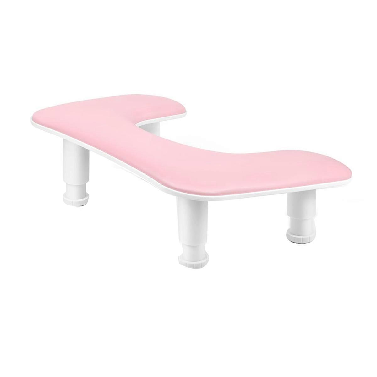 Manicure Arm Rest for Nails Tech: Adjustable Nail Armrest,Pink