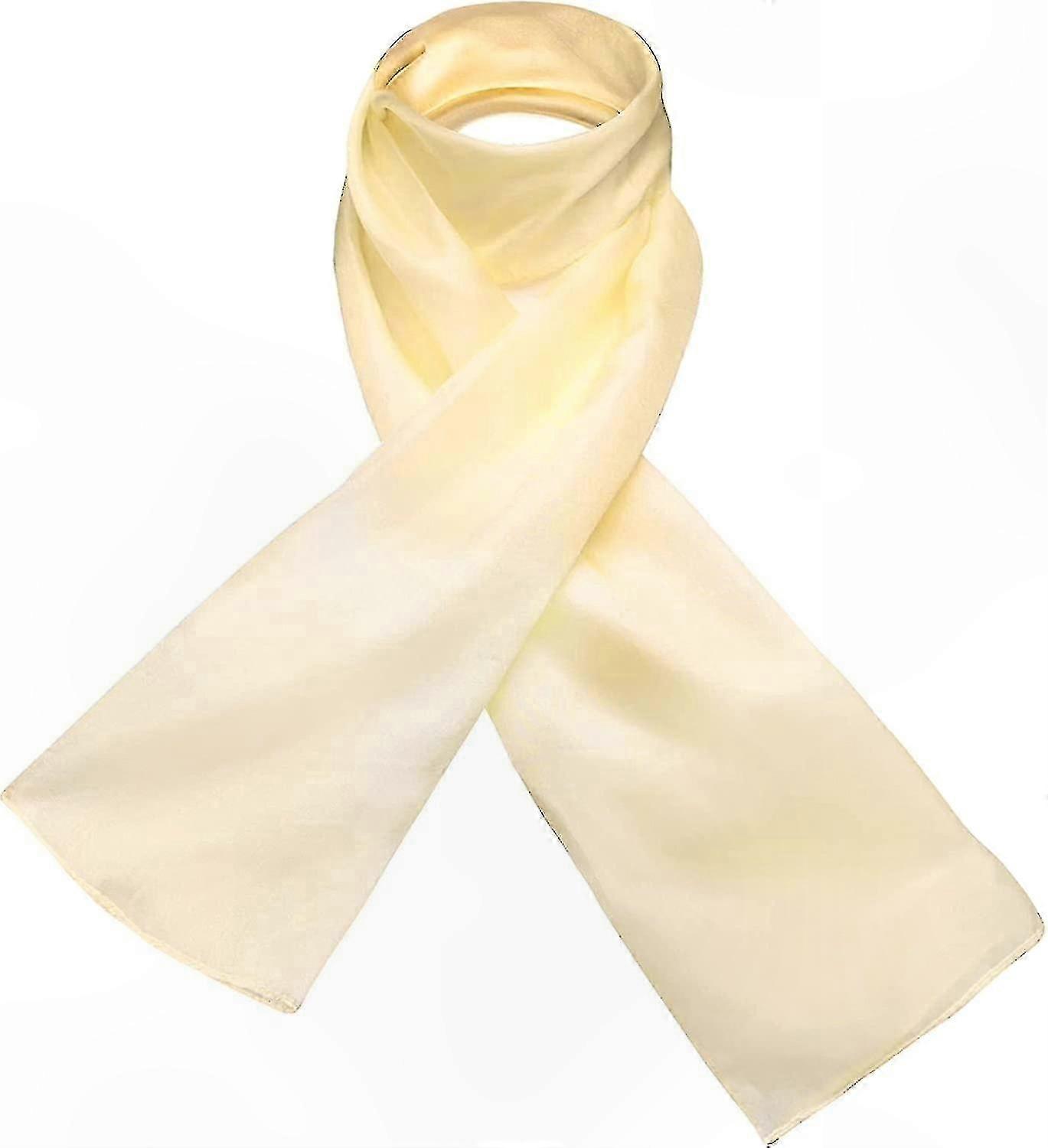 Lightweight Pure Silk Scarf Soft Smooth Natural Wrap for Skin Comfort