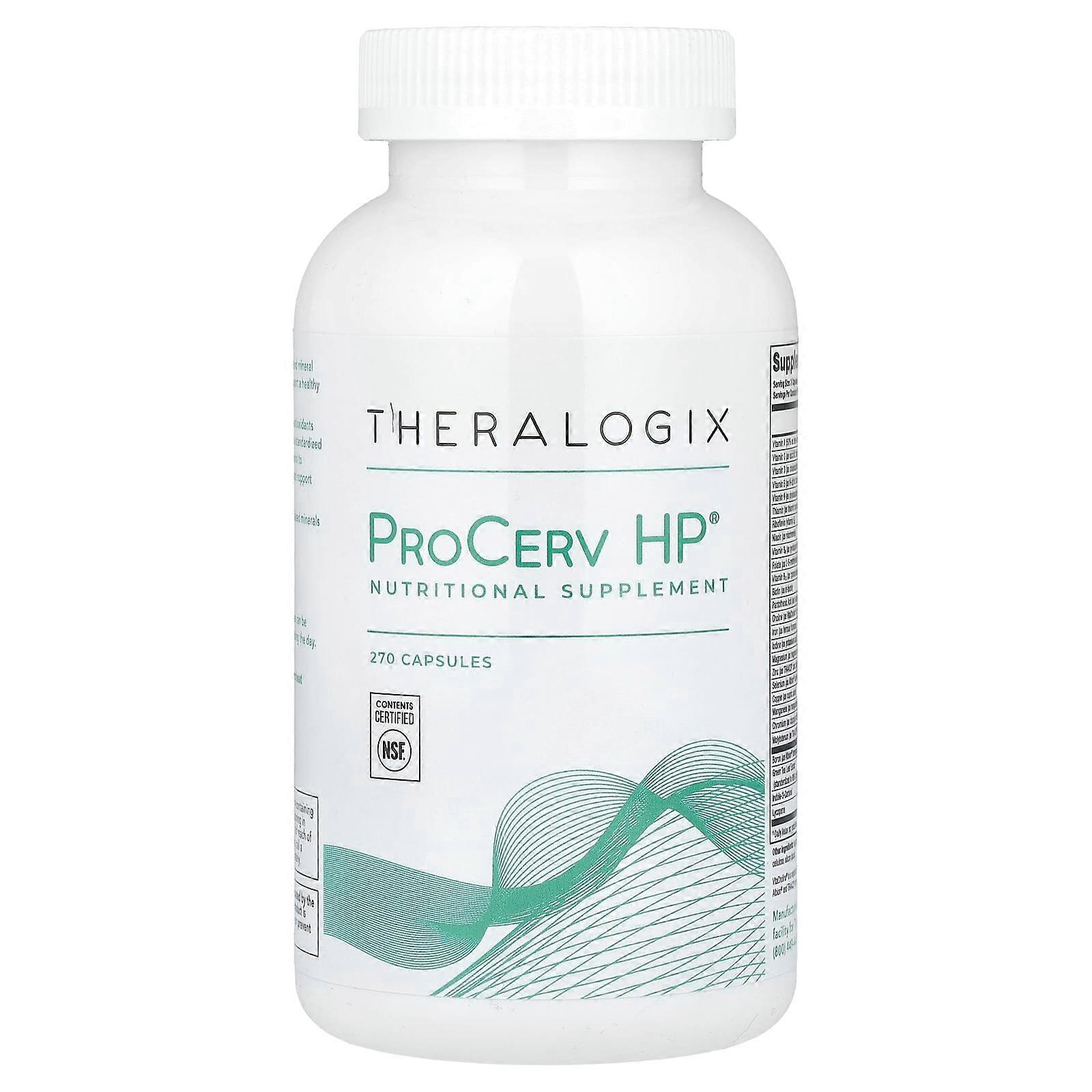 Theralogix, ProCerv HP, 270 Capsules