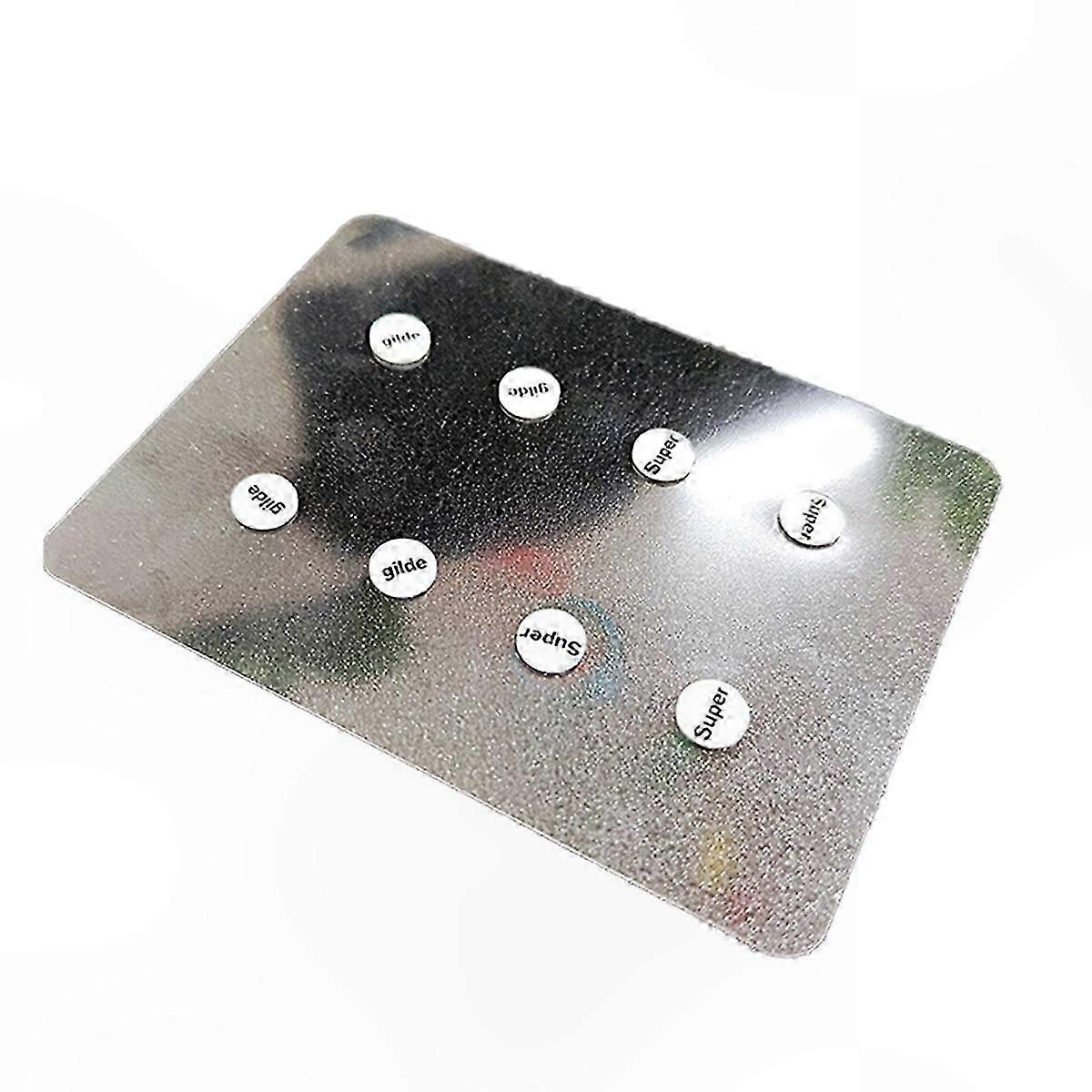 Small Round Glass Mouse Foot Pads with Dots Sticker for Smooth Gliding