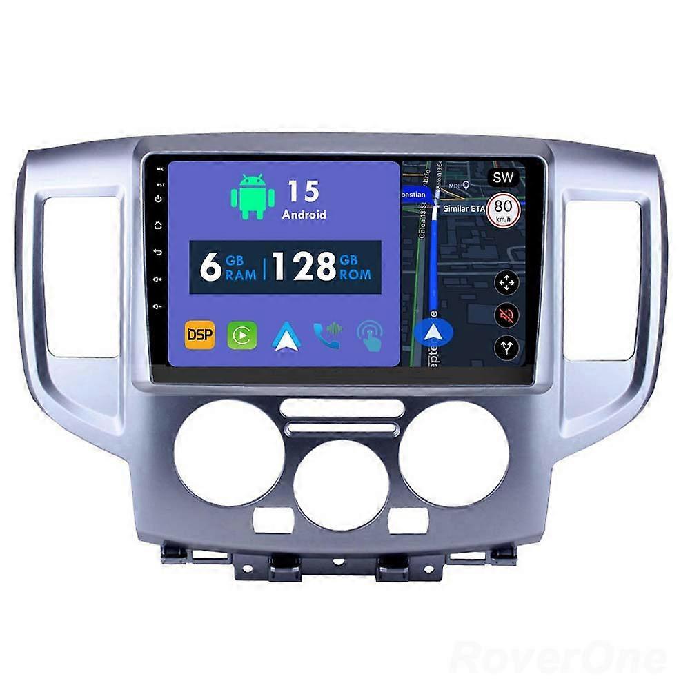 Car Radio 6G+128G CarPlay GPS Navigation Head Unit for Nissan NV200 M20 2009 - 2023 Android Auto Bluetooth Stereo Touch Screen