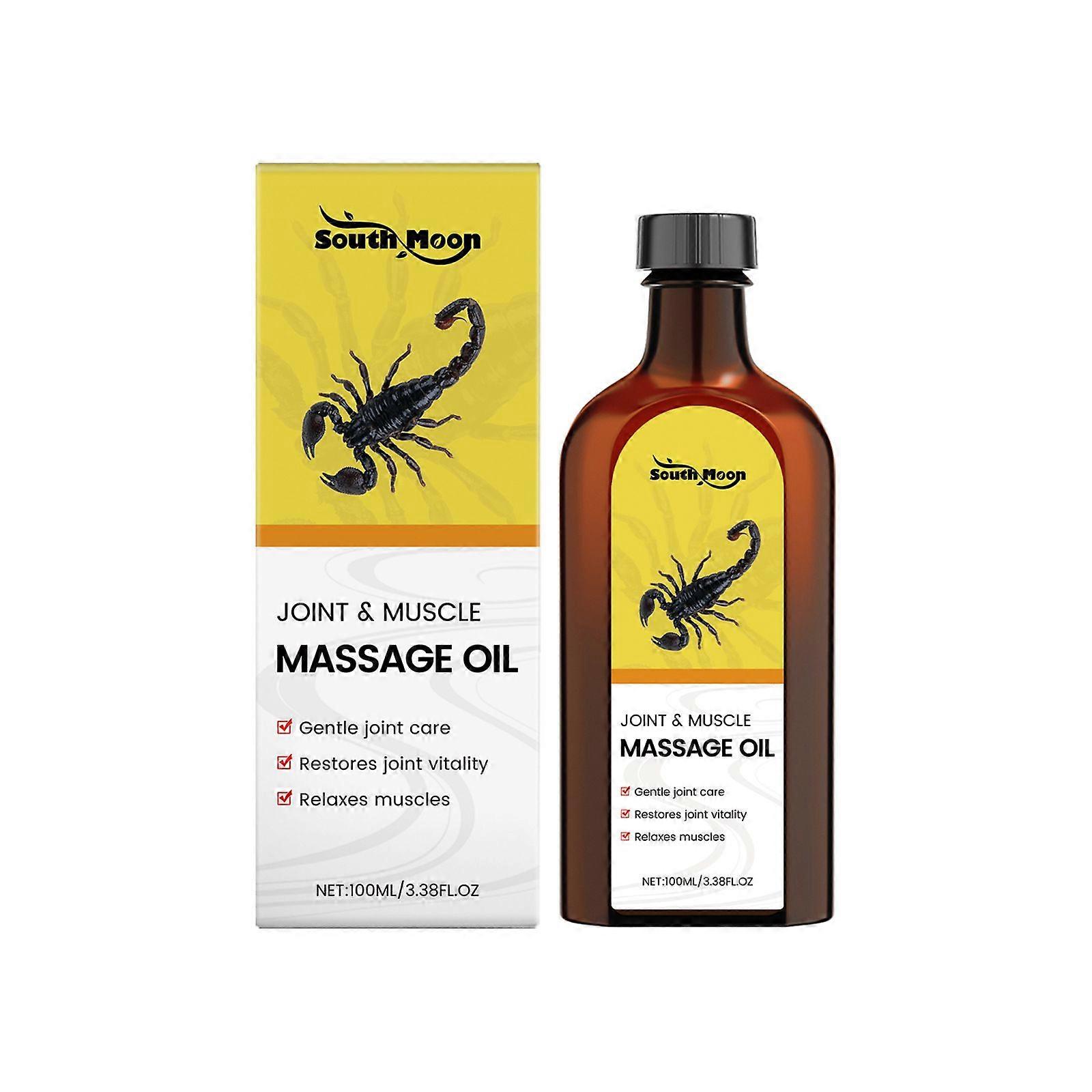 unbrand Huile de massage pour articulations et muscles - Extrait de curcuma Apaise les muscles et ar