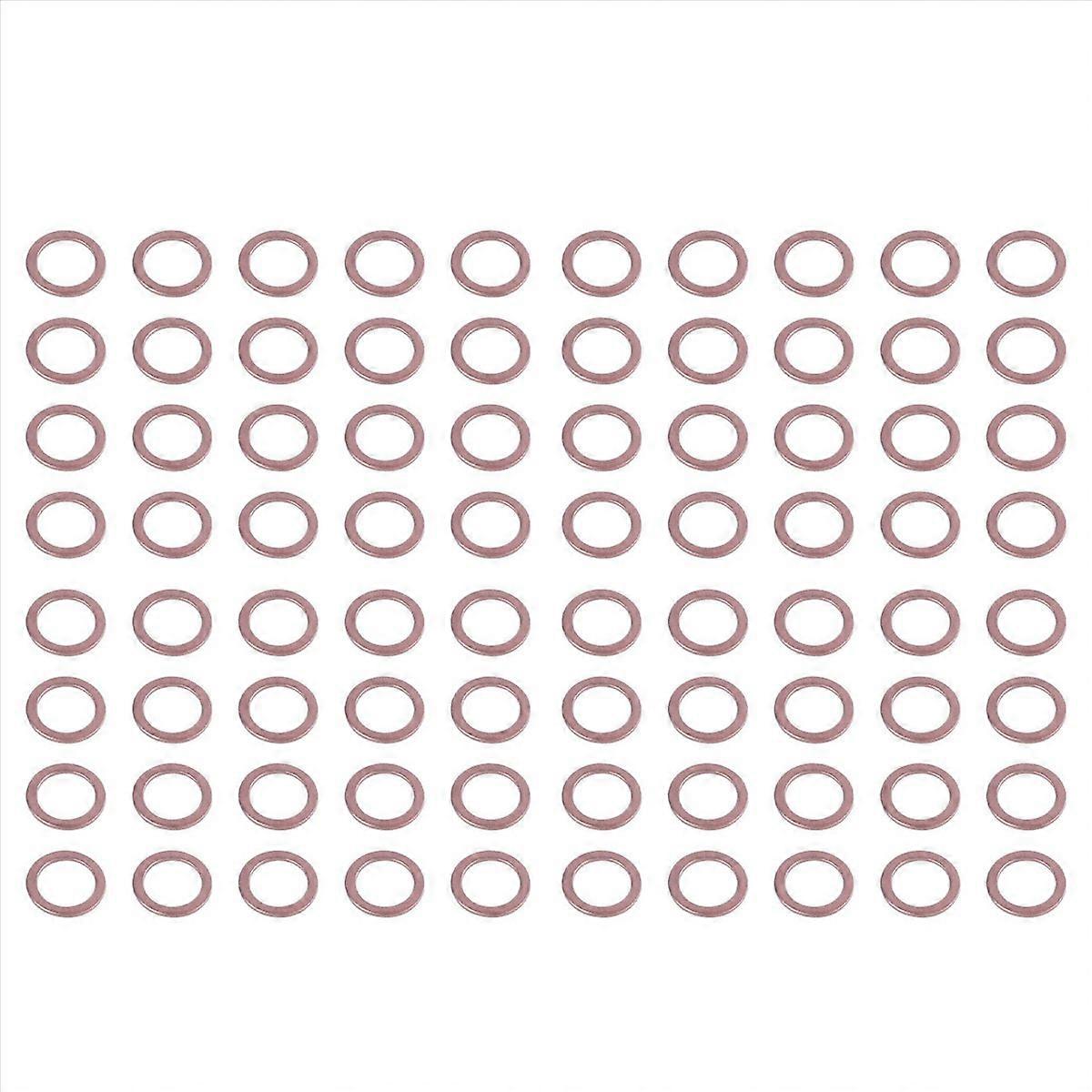 20 Stk 10mm x 14mm x 1 mm Kupfer Unterlegscheibe Dichtung Siegel