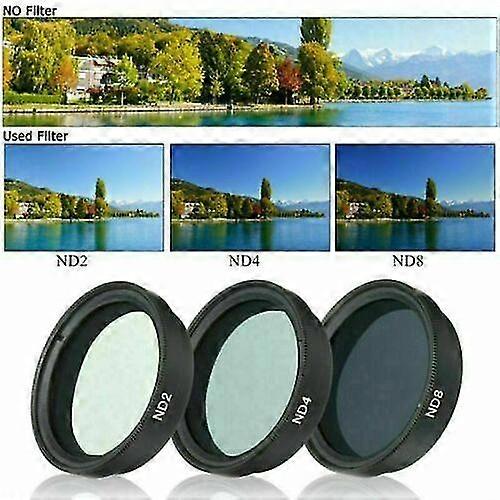 25-26 DJI Advanced Lens Drone Phantom Pro For ND4 4/3 Filter Camera (ND2 ND8) 3pcs