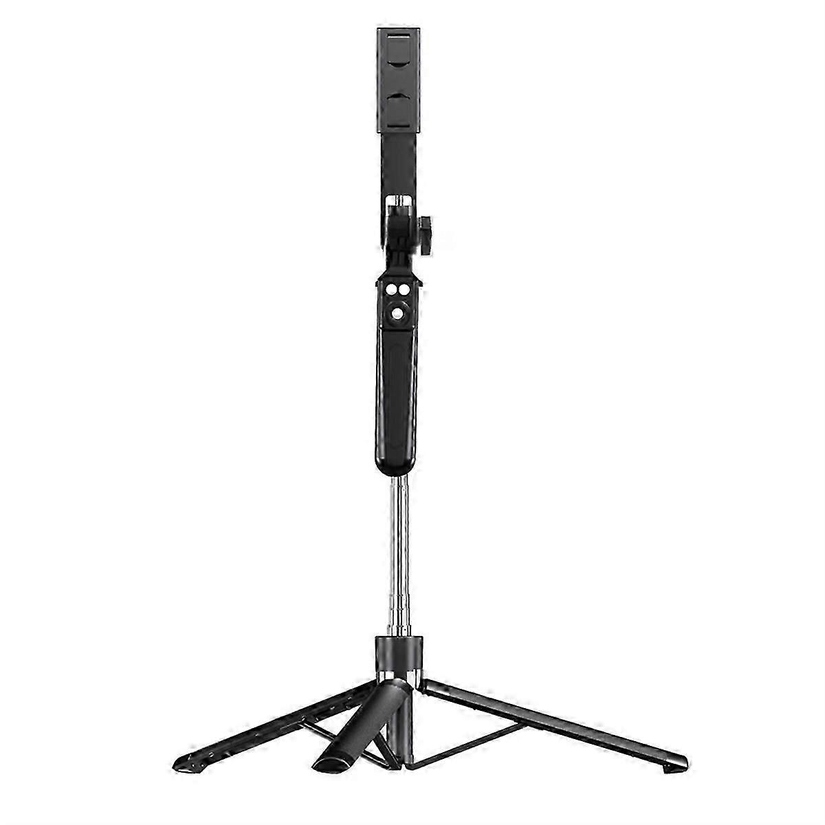 Expandable Phone Tripod Stand Selfie Stick with Fill Light with Detachable BT Wireless Remote for Sm