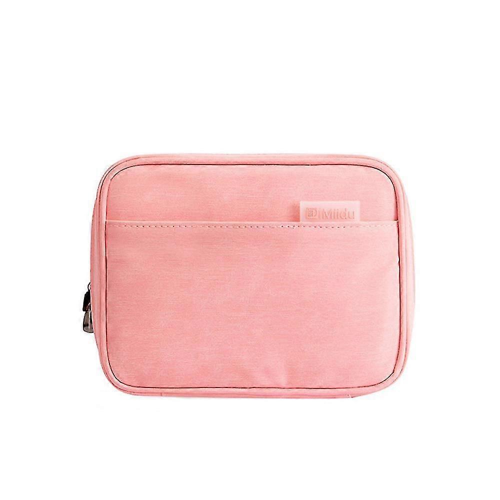 Polyester Storage Bag, Portable Large Capacity Double Layer Suitable For Digital Data Cable Charger