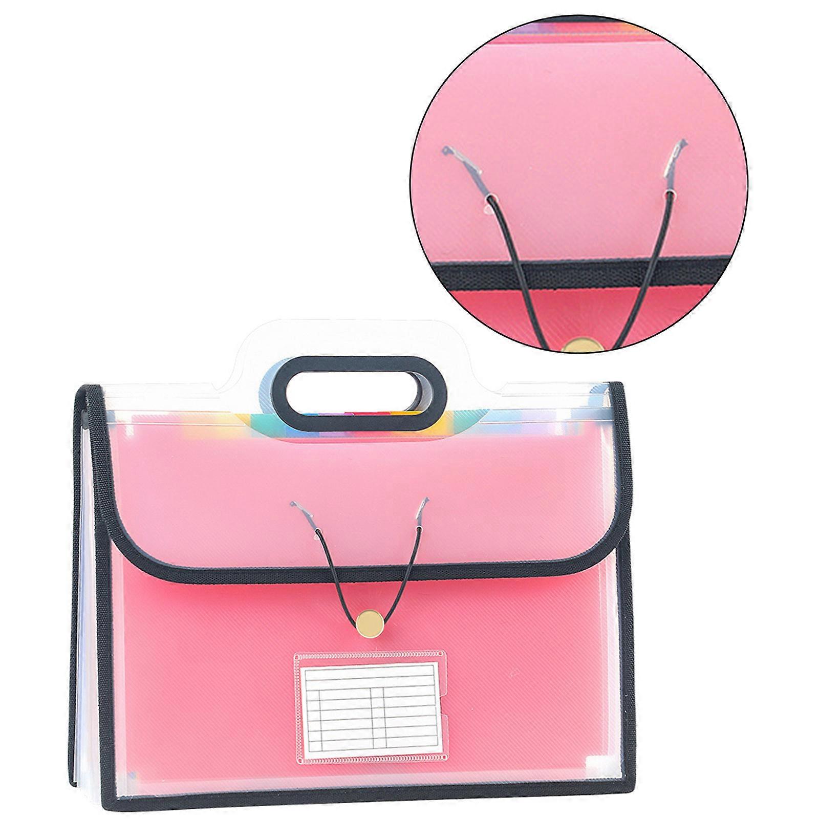 Expandable File Organiser Folder 13 Pocket Expandable Folder, Document Organiser File Filing Box, Hold 1000 Sheet Paper Multicolor