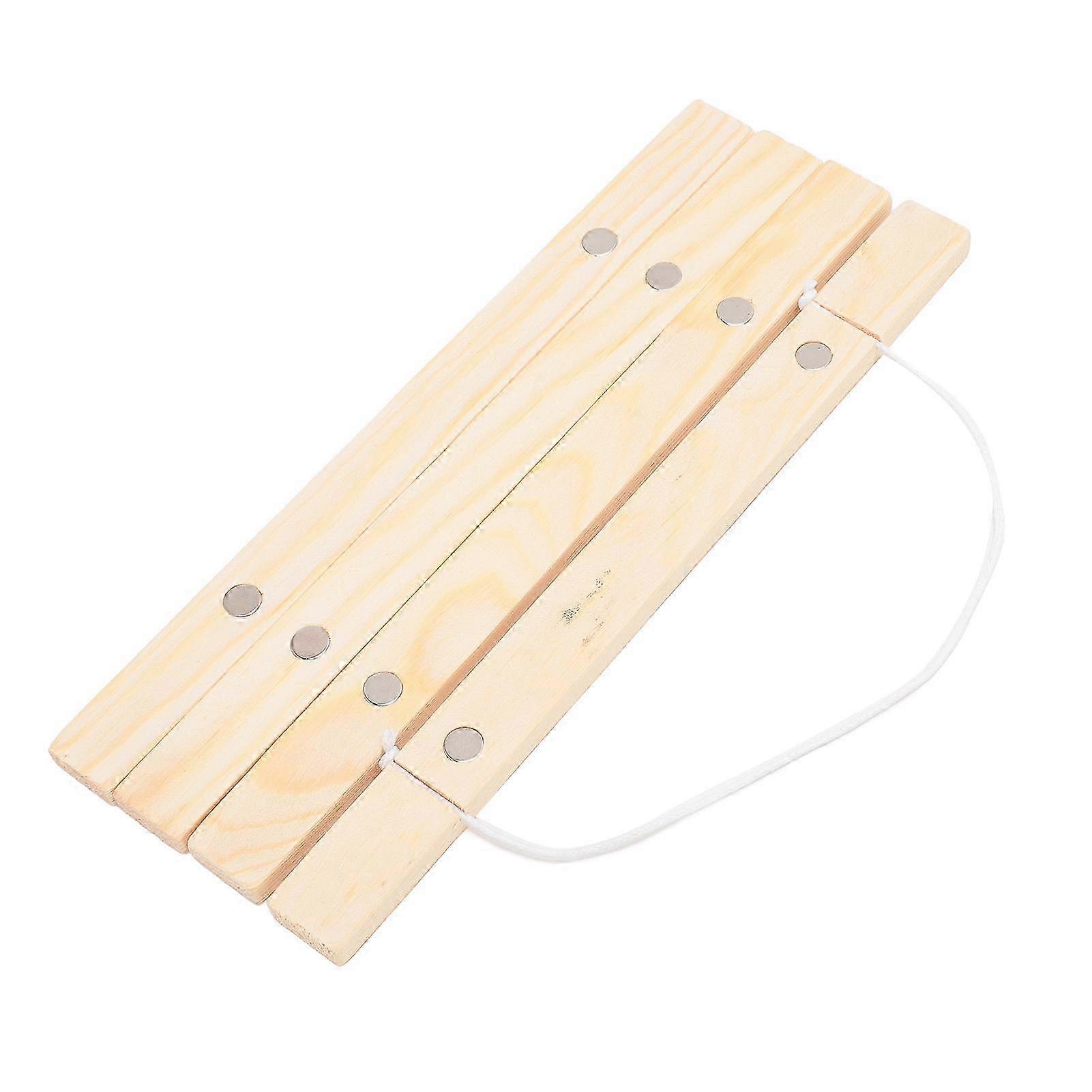 Wood Magnetic Poster Frame with Replaceable Pine Magnet for Posters, Photos, Maps, Canvas Artwork