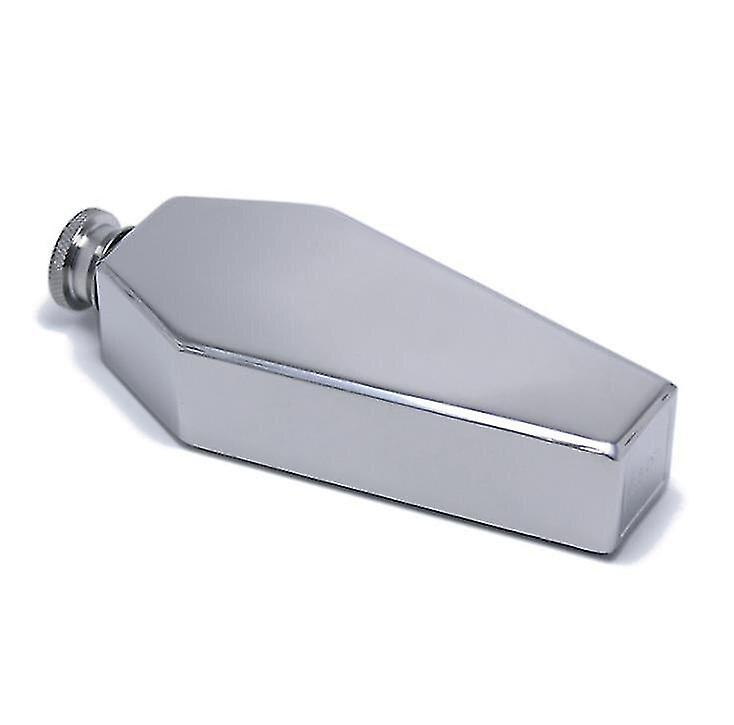 Flasks 1pcs Mini Hip Flask 100ml Personalized Coffin Shape Stainless Steel Portable Flagon Sn Hip Flasks